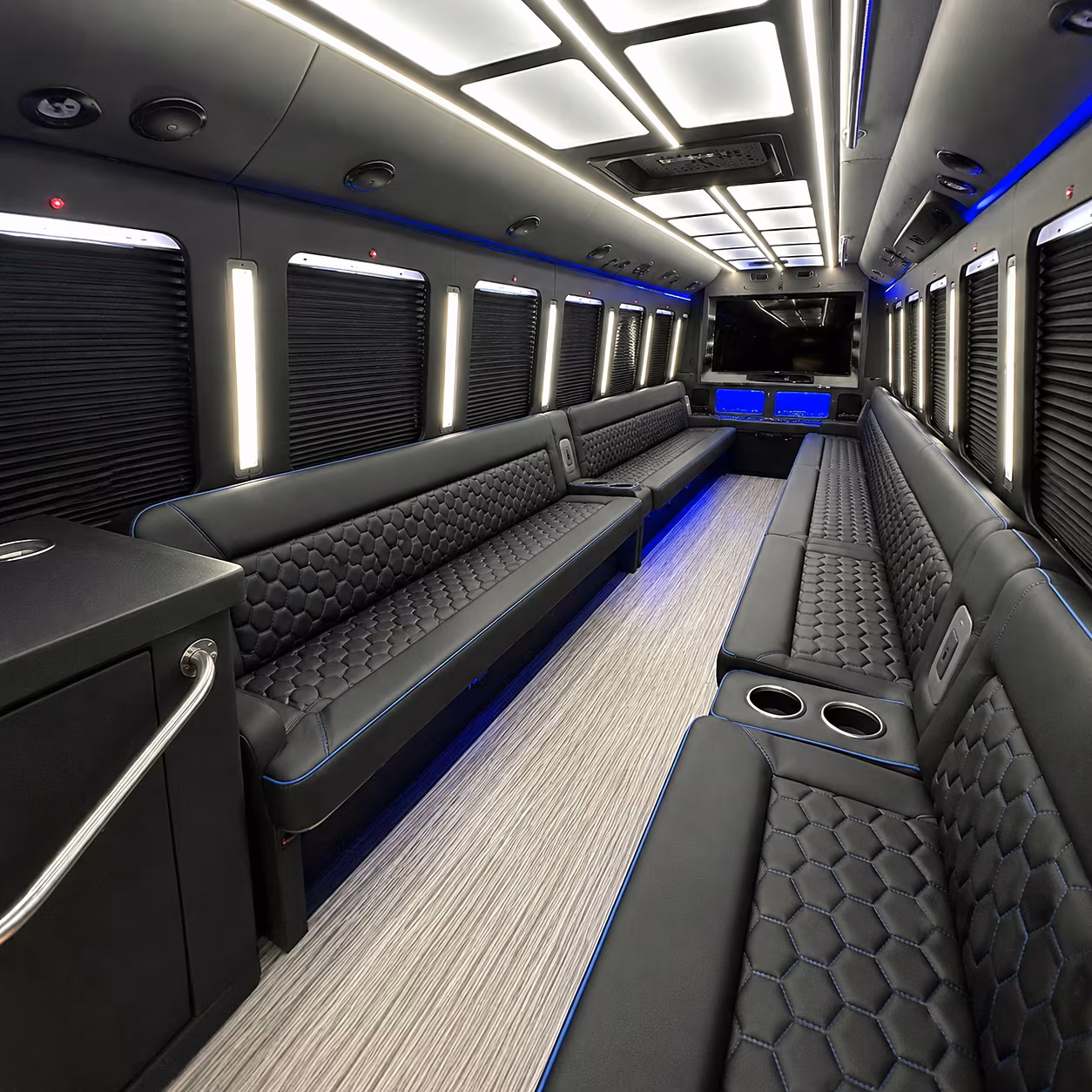 bridgeport party bus rentals inside