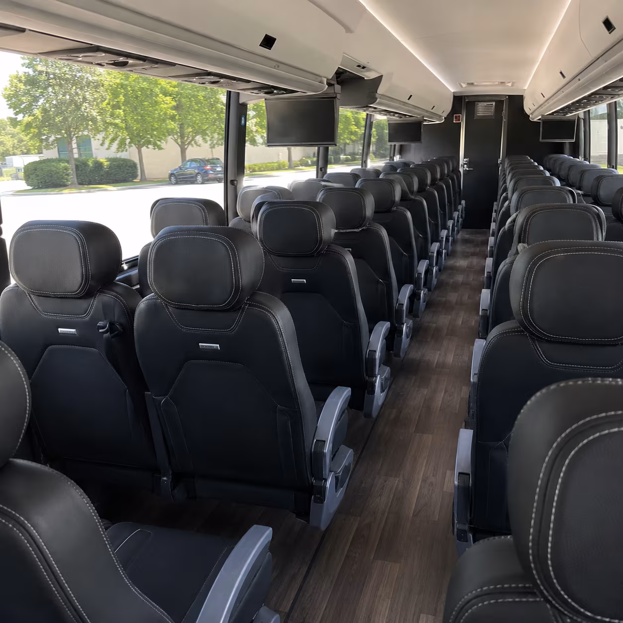 stamford show up to stamford concerts in a charter bus