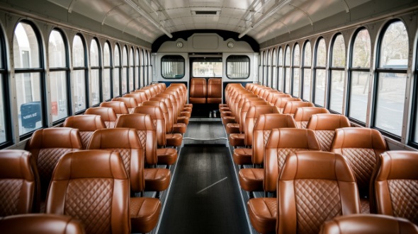 bridgeport school bus rental inside