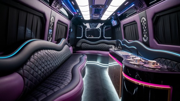 bridgeport sprinter limo rental inside