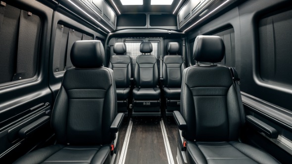 sprinter van with driver interior danbury